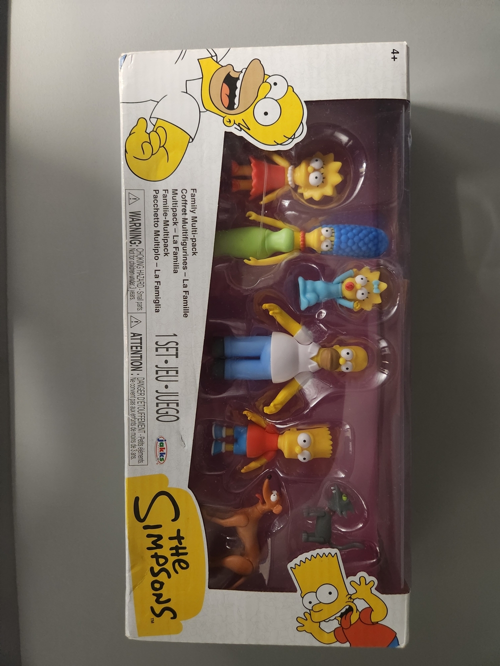 The Simpsons Family Figure Pack - Yellow Multi-Color